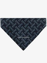 Coca-Cola Script Collage Navy Light Slip On Collar Pet Bandana - Bandana Only