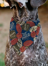 Coca-Cola Classic Coca Cola Badges Collage Slip On Collar Pet Bandana - Bandana Only
