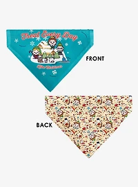 Elf Treat Everyday Like Christmas Buddy & Friends Slip On Collar Pet Bandana - Bandana Only