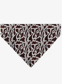 A Nightmare On Elm Street Freddy Melted Black Slip On Collar Pet Bandana - Bandana Only