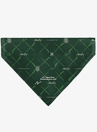 Harry Potter Hogwarts Malfoy Monogram Slip On Collar Pet Bandana - Bandana Only