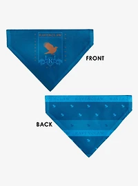 Harry Potter Ravenclaw Traits Banner and Icons Slip On Collar Pet Bandana - Bandana Only