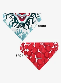 IT Pennywise Smile and Balloons Slip On Collar Pet Bandana - Bandana Only