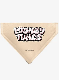 Looney Tunes Six Character Stack Pose Slip On Collar Pet Bandana - Bandana Only