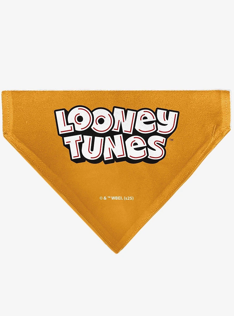 Looney Tunes Five Character Target Pose Slip On Collar Pet Bandana - Bandana Only