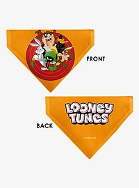 Looney Tunes Five Character Target Pose Slip On Collar Pet Bandana - Bandana Only