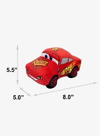 Disney Pixar Cars Lightning McQueen Tow Mater Dog Toy Squeaky Plush 2-Piece Set
