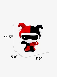 DC Comics Chibi Characters Joker Harley Quinn Dog Toy Squeaky Plush 2-Piece Set