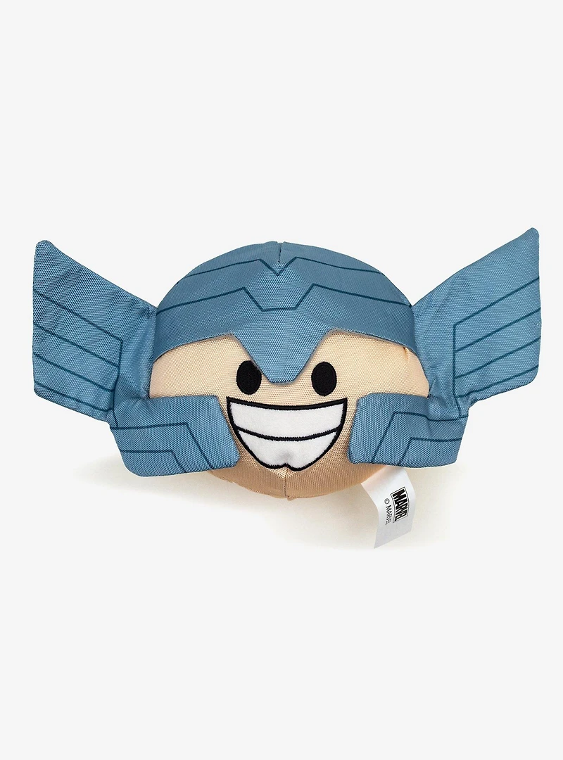 Marvel Chibi Characters Thor Loki Dog Toy Squeaky Plush 2-Piece Set