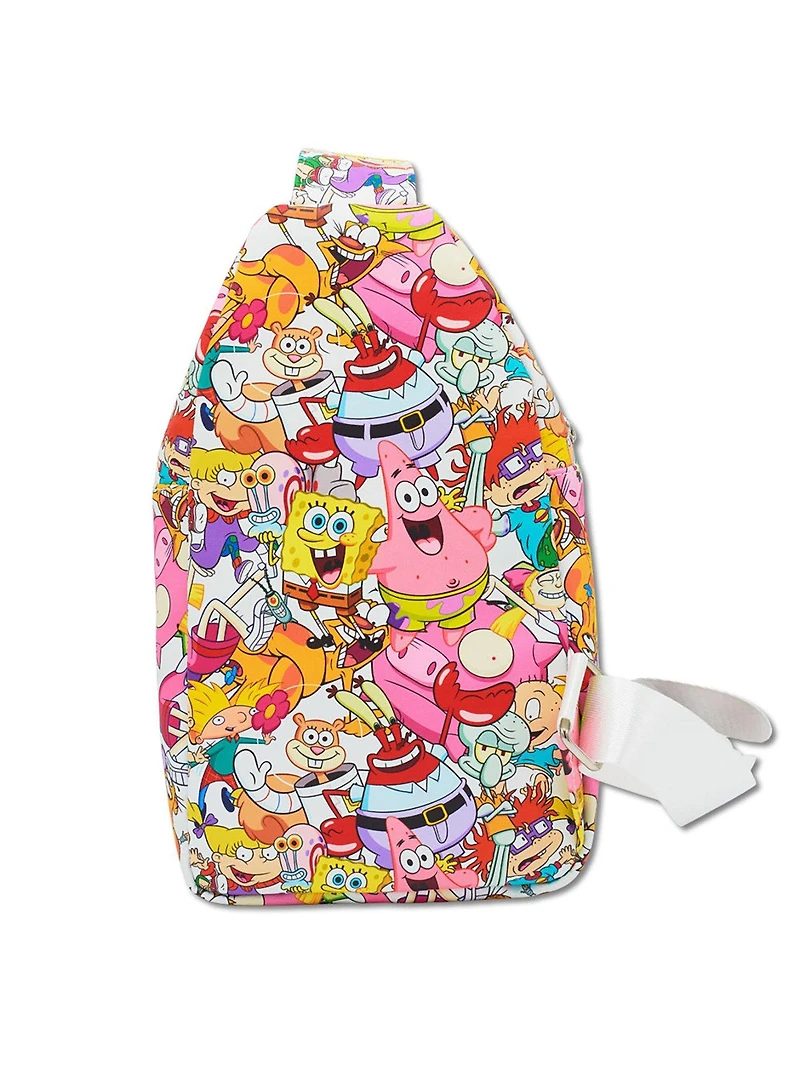 Nickelodeon Nick 90s Rewind Character Crossbody Sling Bag