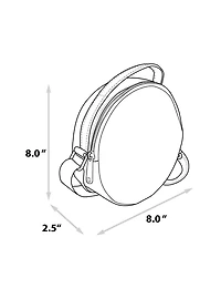The Lord of the Rings Eye Of Sauron Round Crossbody Bag