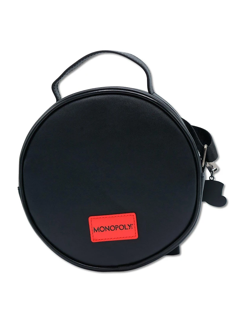 Monopoly Mr. Monopoly Round Crossbody Bag