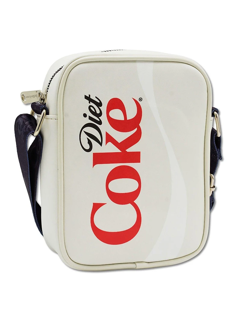 Diet Coke Logo Just for the Taste of It Quote Crossbody Bag
