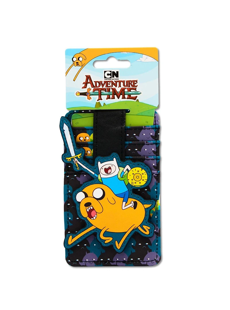 Adventure Time Jake and Finn Action Pose ID Card Holder Wallet