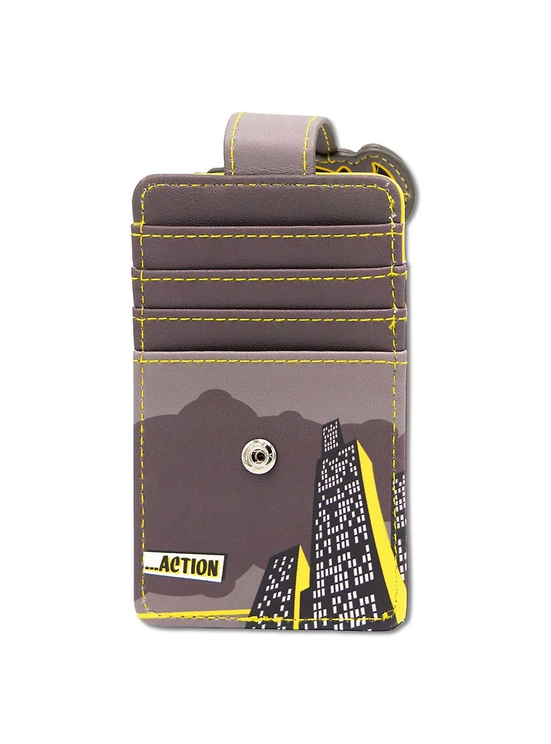 DC Comics Chibi Batman Action Pose ID Card Holder Wallet