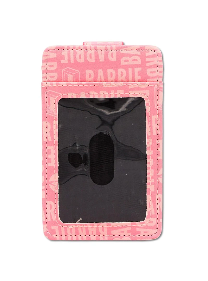 Mattel Barbie Ponytail Silhouette Pinks ID Card Holder Wallet