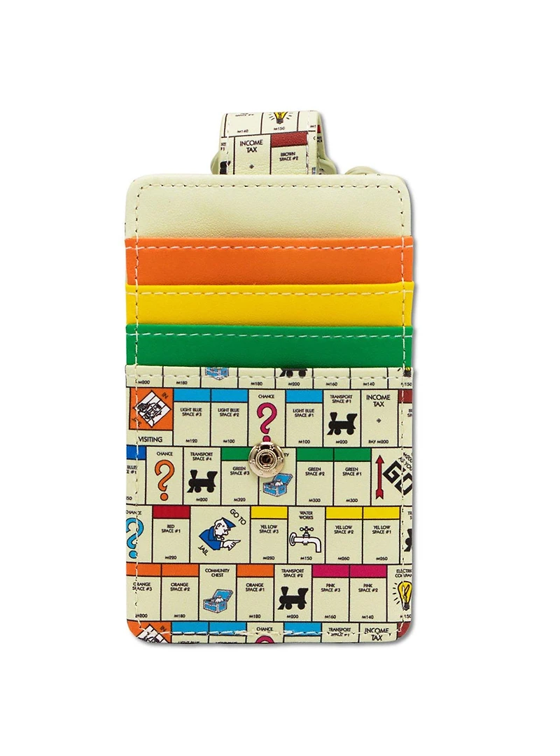 Monopoly Mr. Monopoly Tap Pose ID Card Holder Wallet