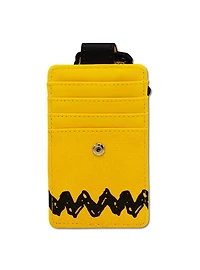 Peanuts Seven Character Group Pose ID Card Holder Wallet