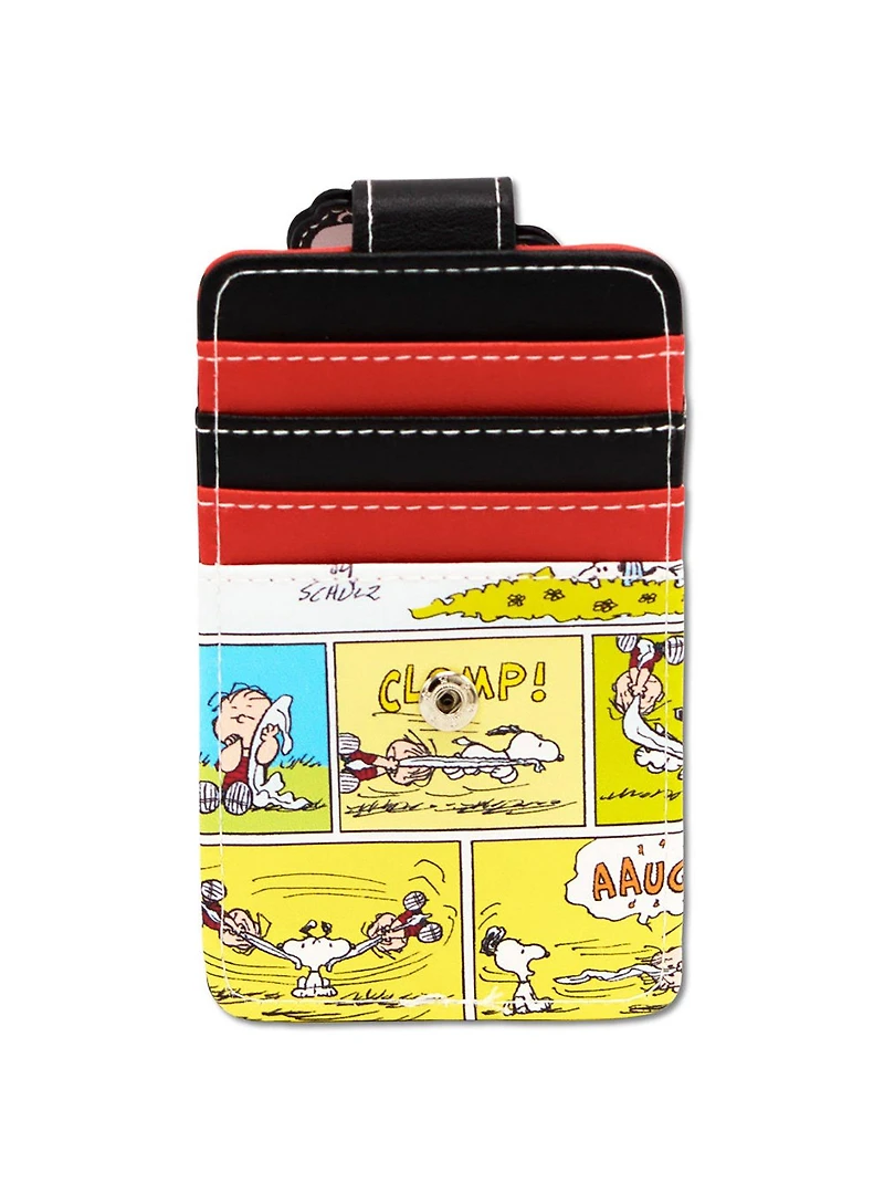 Peanuts Snoopy Sleeping Dog House Pose ID Card Holder Wallet