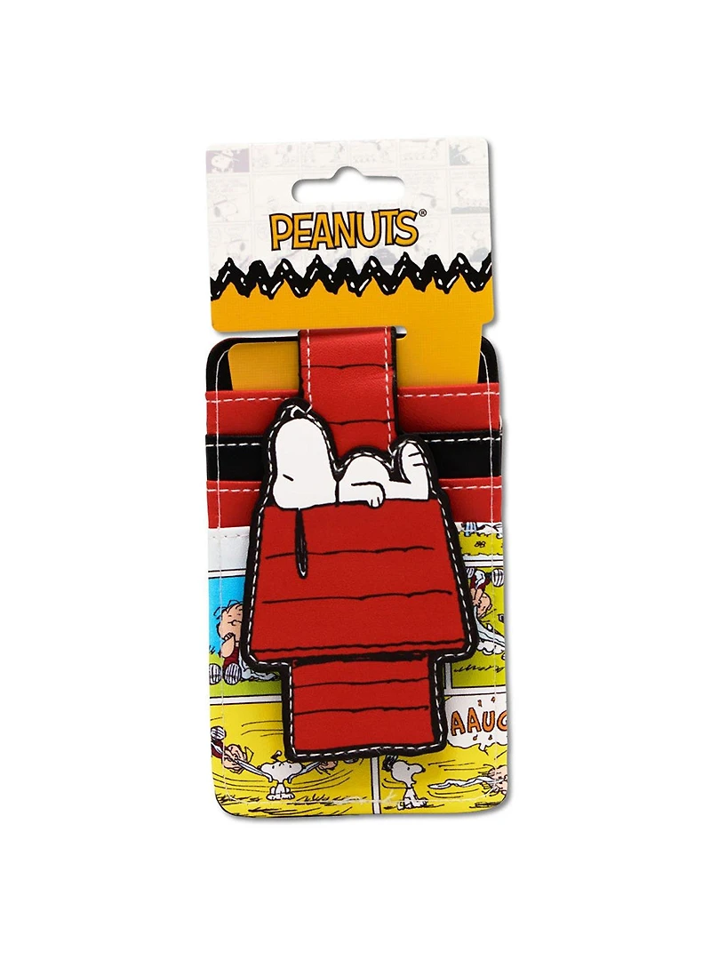 Peanuts Snoopy Sleeping Dog House Pose ID Card Holder Wallet