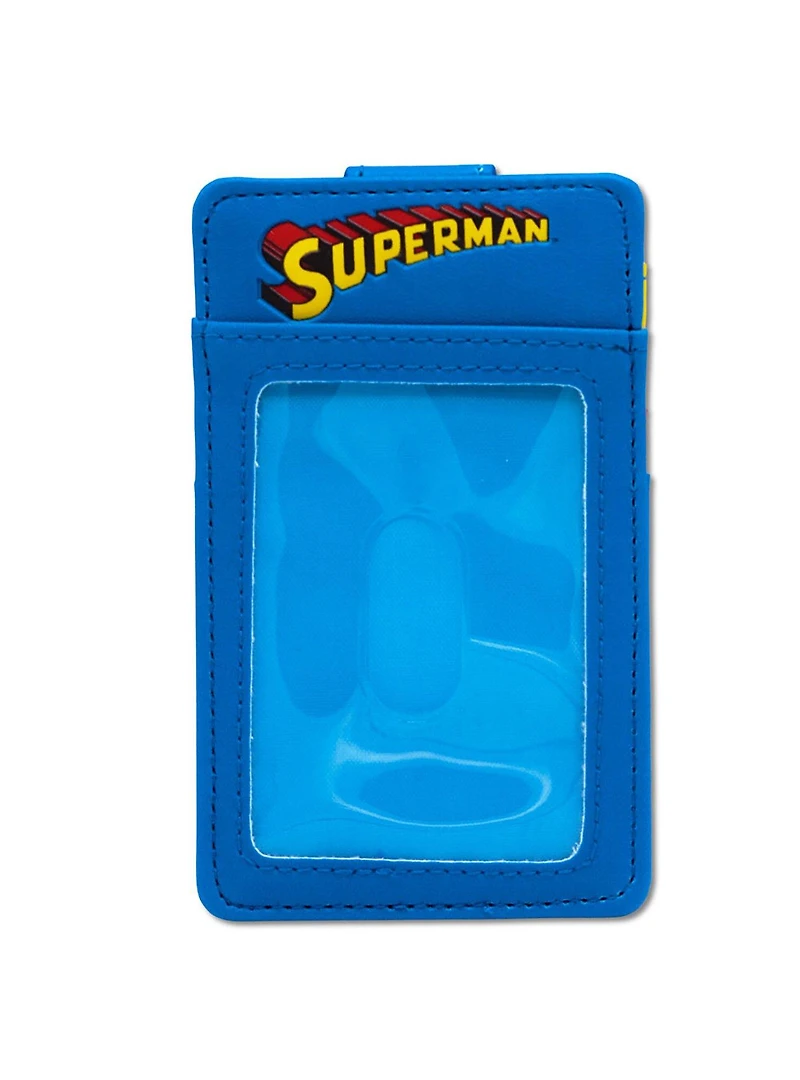 DC Comics Superman Super Shield Logo ID Card Holder Wallet