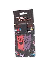 Transformers Autobot Decepticon Split Icon ID Card Holder Wallet