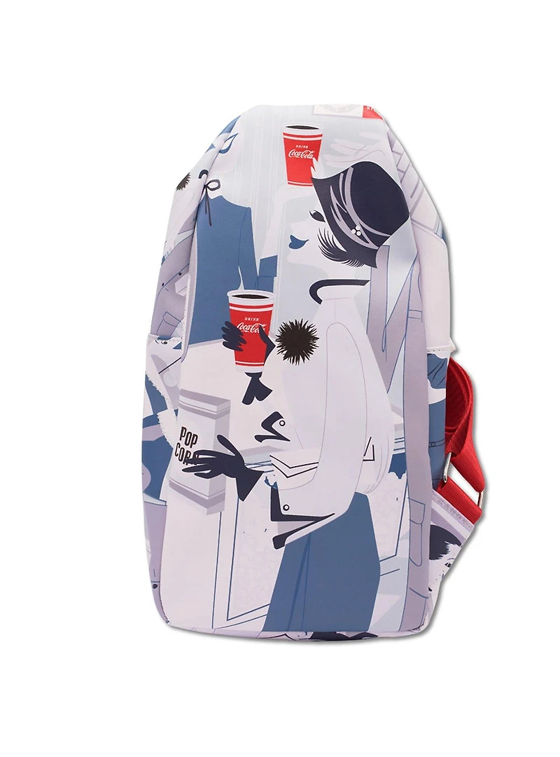 Coca-Cola Vintage Ad Scenes Crossbody Sling Bag