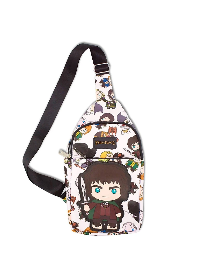 The Lord of the Rings Chibi Frodo Pose Crossbody Sling Bag