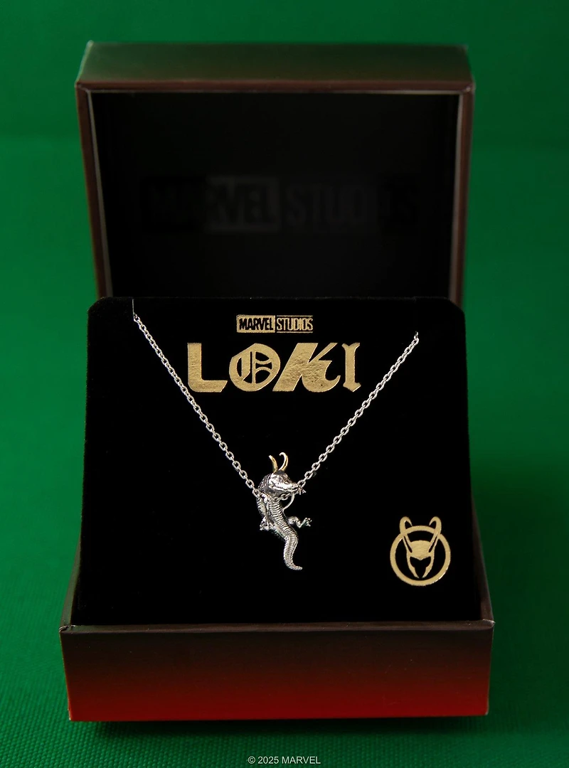 Marvel X Rocklove Loki Alligator Loki Necklace