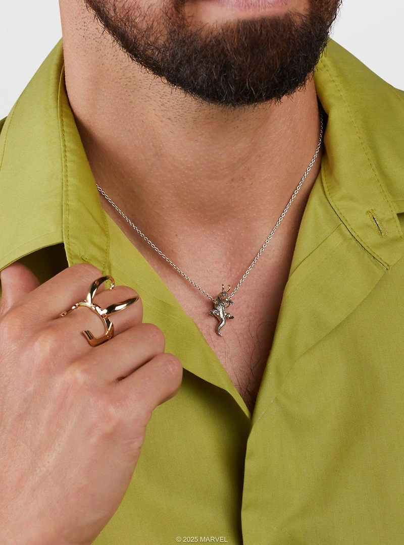 Marvel X Rocklove Loki Alligator Loki Necklace