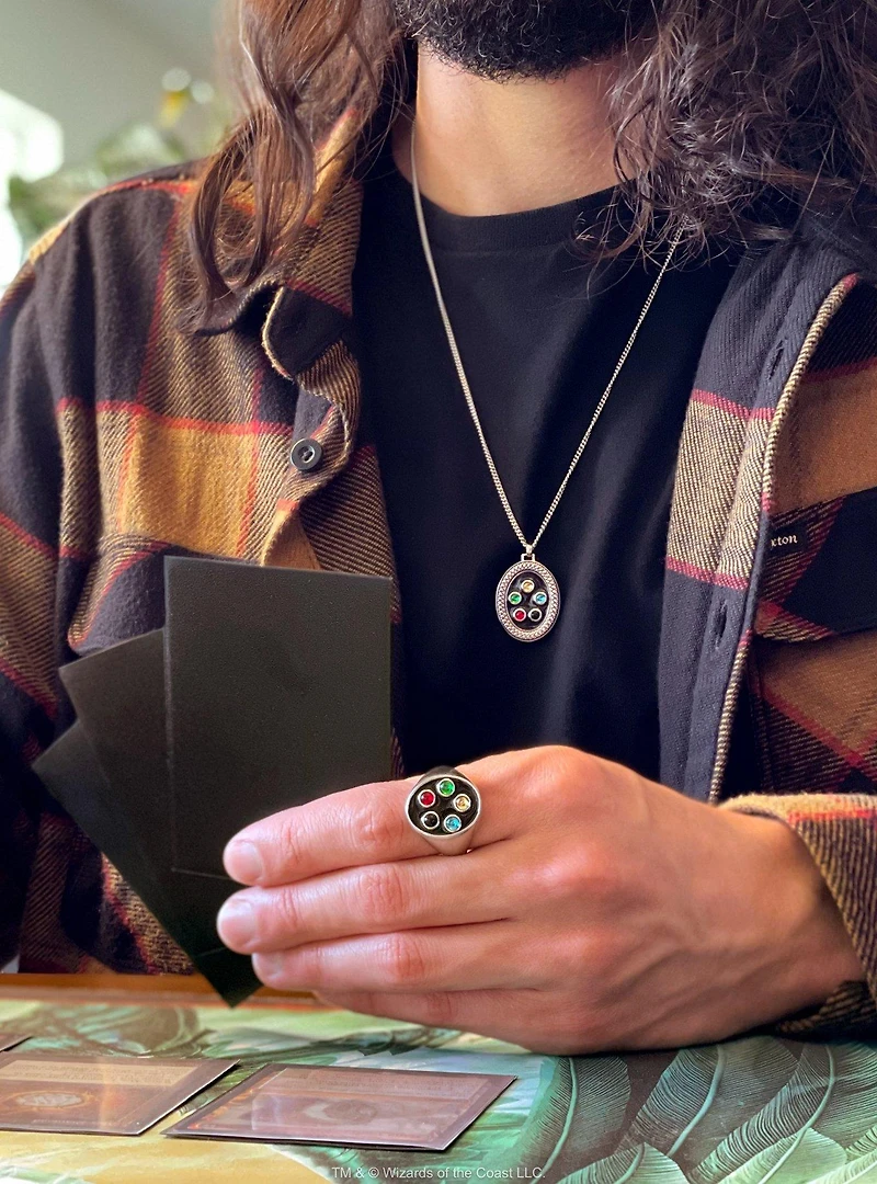 Magic The Gathering X Rocklove Pip Medallion Necklace