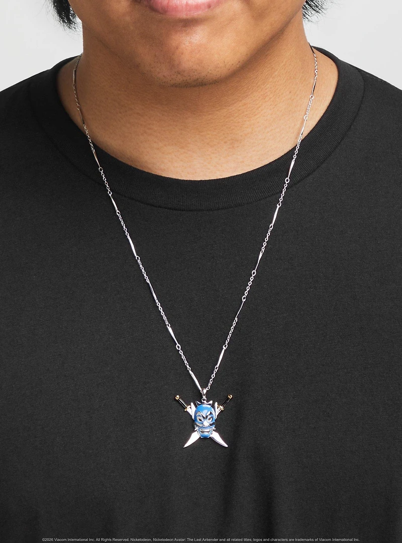 Avatar The Last Airbender X Rocklove The Blue Spirit Necklace