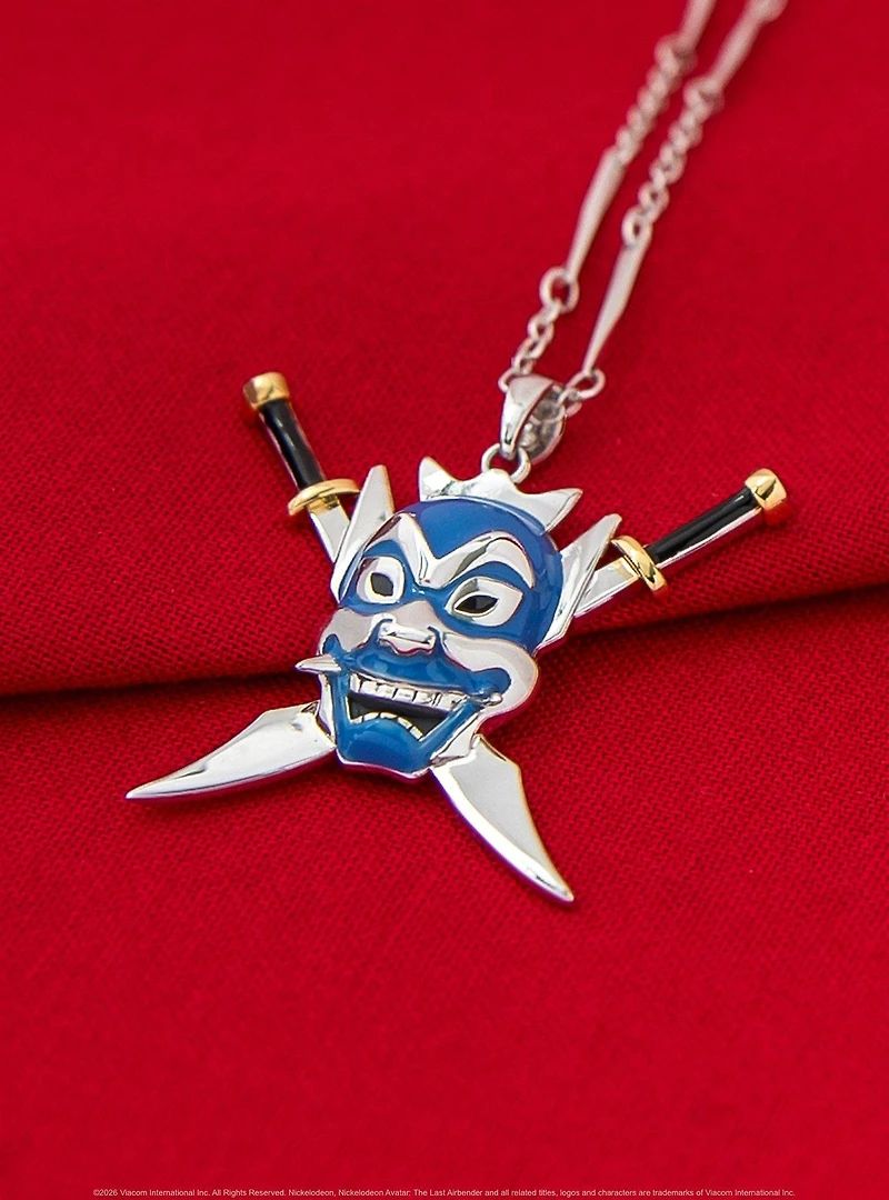 Avatar The Last Airbender X Rocklove The Blue Spirit Necklace