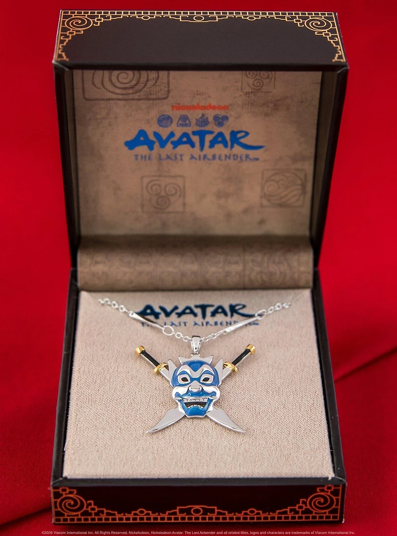 Avatar The Last Airbender X Rocklove The Blue Spirit Necklace