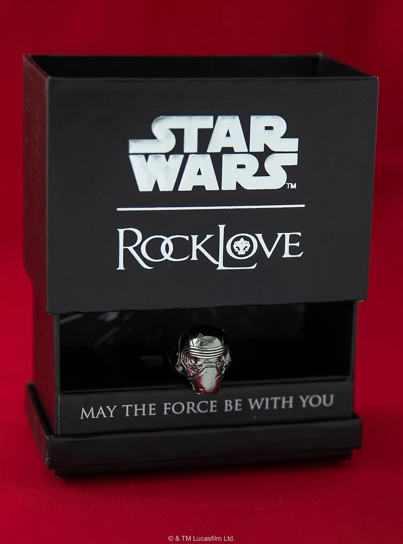 Star Wars X Rocklove Kylo Ren Helmet Ring