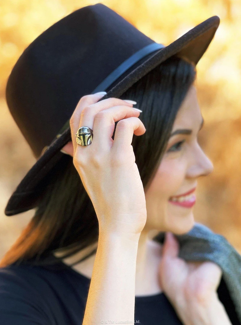 Star Wars X Rocklove Mandalorian Helmet Ring