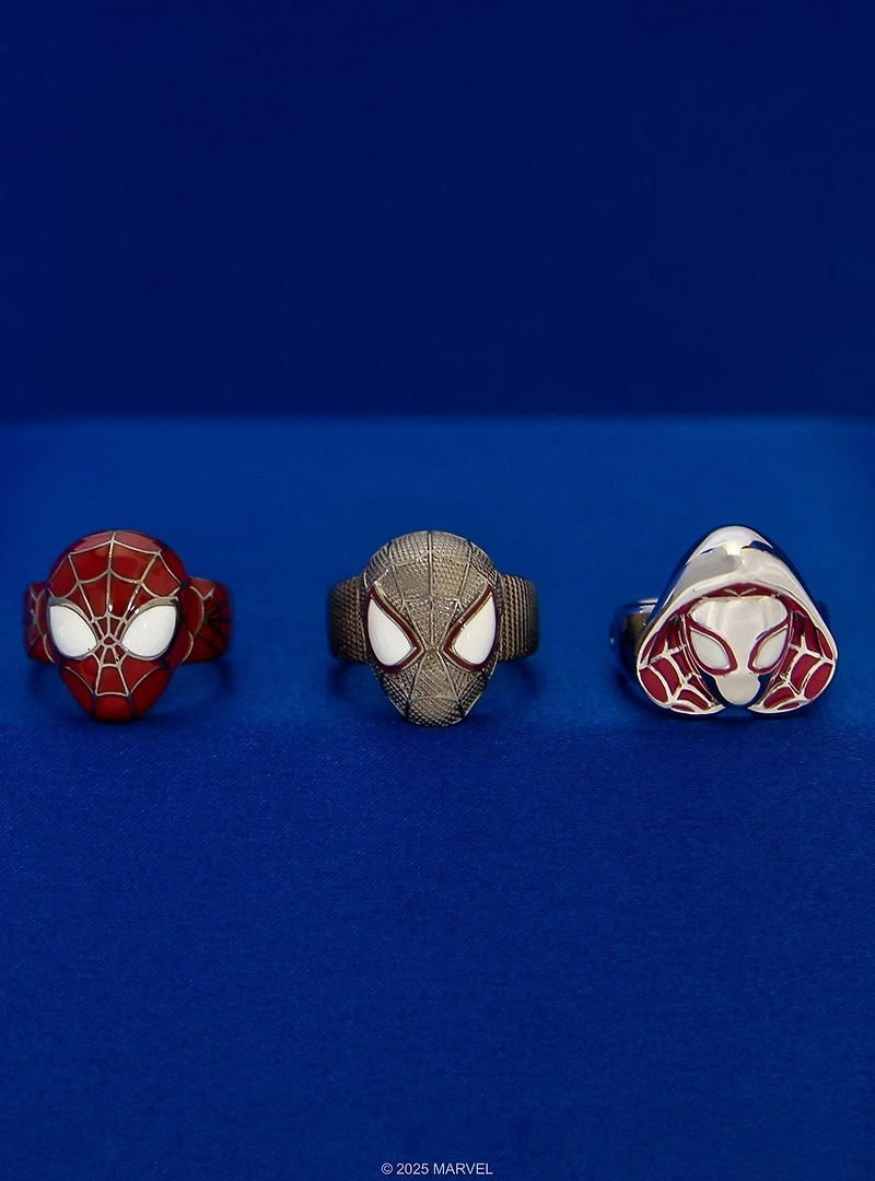 Marvel X Rocklove Spider-Man Peter Parker Mask Ring
