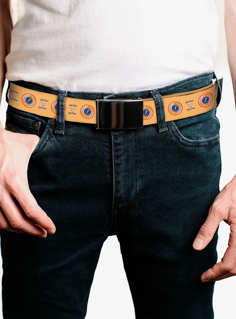 Harry Potter Since 1867 Finest Butterbeer Clamp Buckle Belt