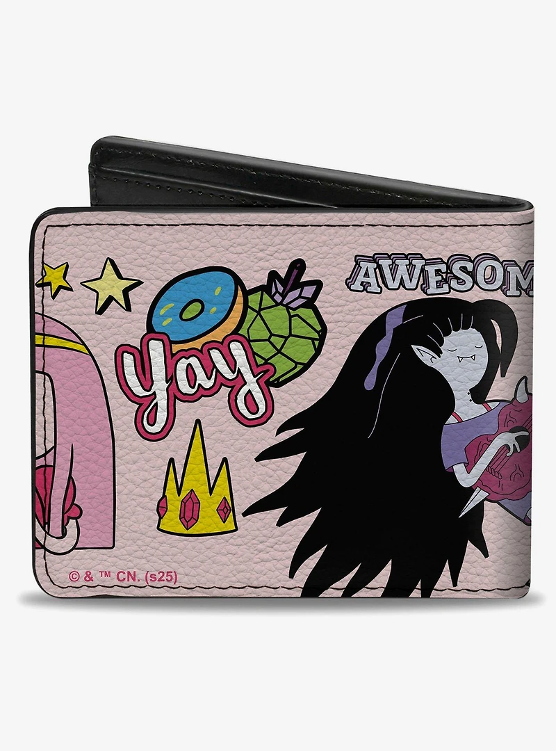 Adventure Time Marceline and Princess Bubblegum Collage Bifold Wallet