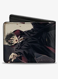 Harry Potter Spell Stylized Anime Cast Pose Bifold Wallet