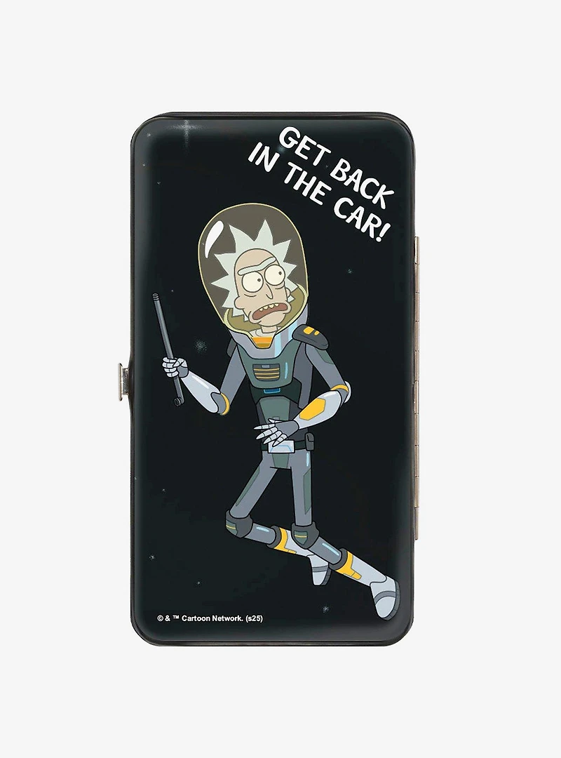 Rick and Morty Rattlestar Ricklactica Space Snake Scene Hinged Wallet