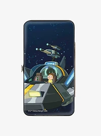 Rick and Morty Space Cruiser Scene Hinged Wallet