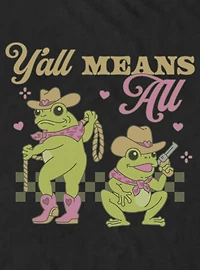 Y?all Means All Western Frogs Pride T-Shirt BoxLunch Exclusive