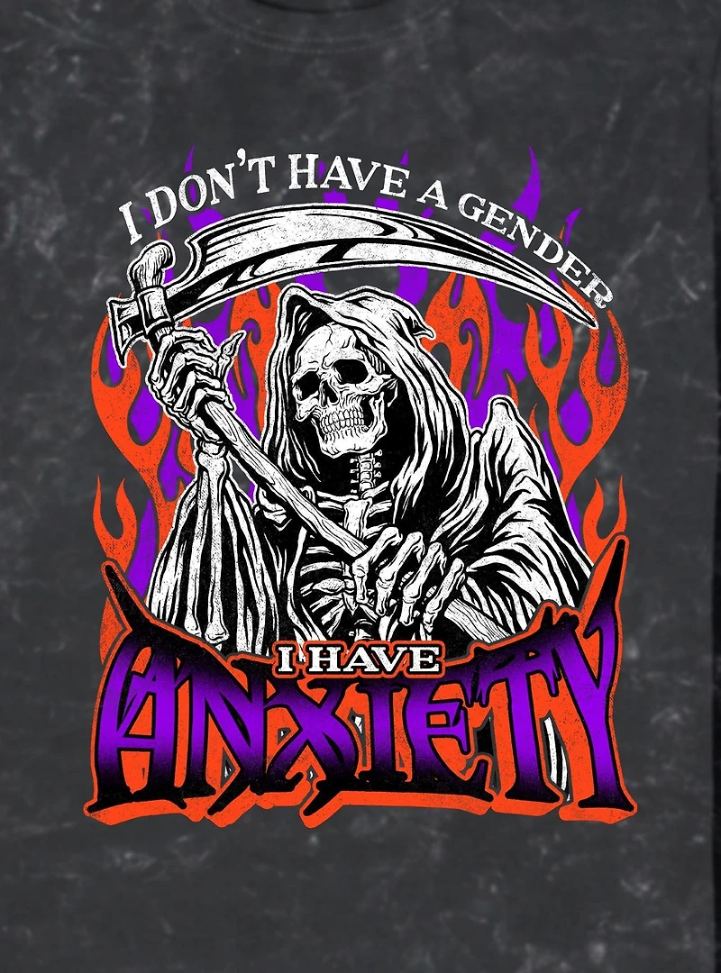 I Don't Have A Gender Anxiety Mineral Wash T-Shirt BoxLunch Exclusive