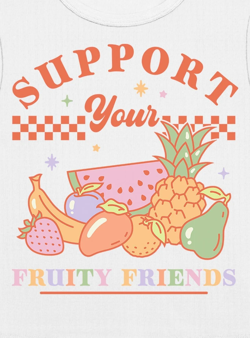 Support Your Fruity Friends Pride Womens Baby T-Shirt BoxLunch Exclusive