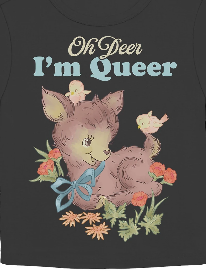 Queer Deer Womens Baby T-Shirt BoxLunch Exclusive