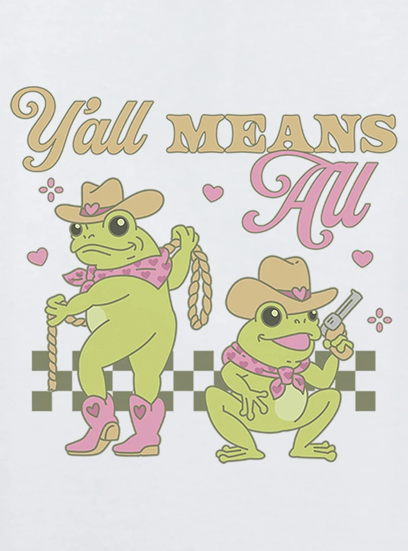 Y?all Means All Western Frogs Pride Womens Cami BoxLunch Exclusive