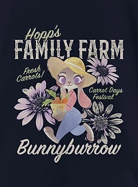 Disney Pixar Zootopia Family Farm Youth Girls T-Shirt