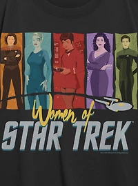 Star Trek Women Of Womens Oversized T-Shirt
