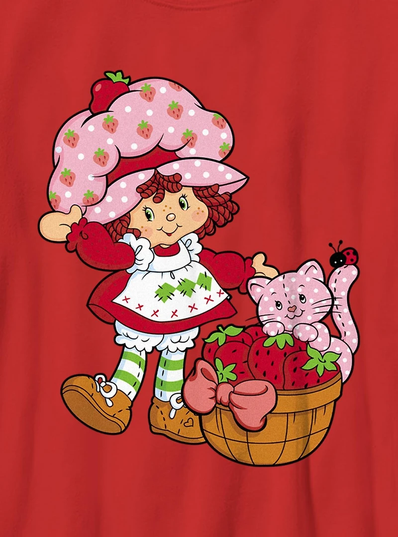 Strawberry Shortcake Custard Basket Youth T-Shirt